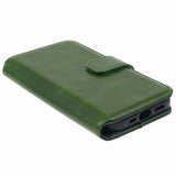 Nordic Covers iPhone 15 Pro Etui Essential Leather Juniper Green
