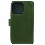 Nordic Covers iPhone 15 Pro Etui Essential Leather Juniper Green