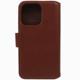 Nordic Covers iPhone 15 Pro Etui Essential Leather Maple Brown
