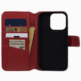 Nordic Covers iPhone 15 Pro Etui Essential Leather Poppy Red