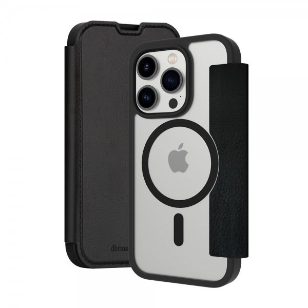 dbramante1928 iPhone 15 Pro Etui Helsinki MagSafe Clear/Black