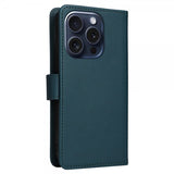 Betopnice iPhone 15 Pro Etui Avtagbart Deksel 005 Blå