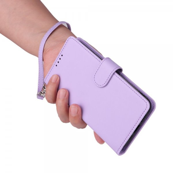 Betopnice iPhone 15 Pro Etui Avtagbart Deksel 005 Lilla