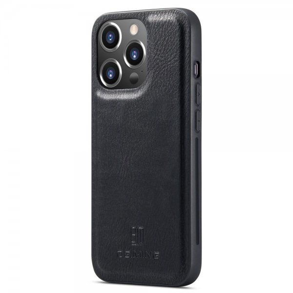 Dg.Ming iPhone 15 Pro Etui Avtagbart Deksel Svart
