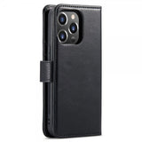 Dg.Ming iPhone 15 Pro Etui Avtagbart Deksel Svart