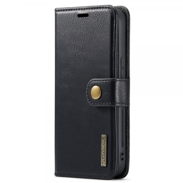 Dg.Ming iPhone 15 Pro Etui Avtagbart Deksel Svart