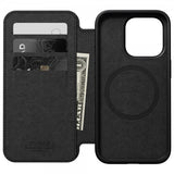Nomad iPhone 15 Pro Etui Modern Leather Folio Horween Rustic Brown