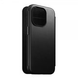 Nomad iPhone 15 Pro Etui Modern Leather Folio Svart