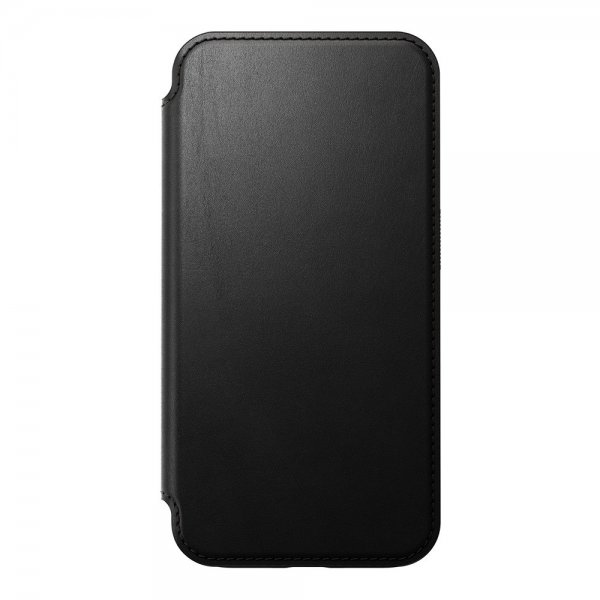 Nomad iPhone 15 Pro Etui Modern Leather Folio Svart