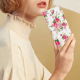 iPhone 15 Pro Etui Motiv Røda Blomster