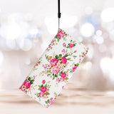 iPhone 15 Pro Etui Motiv Røda Blomster