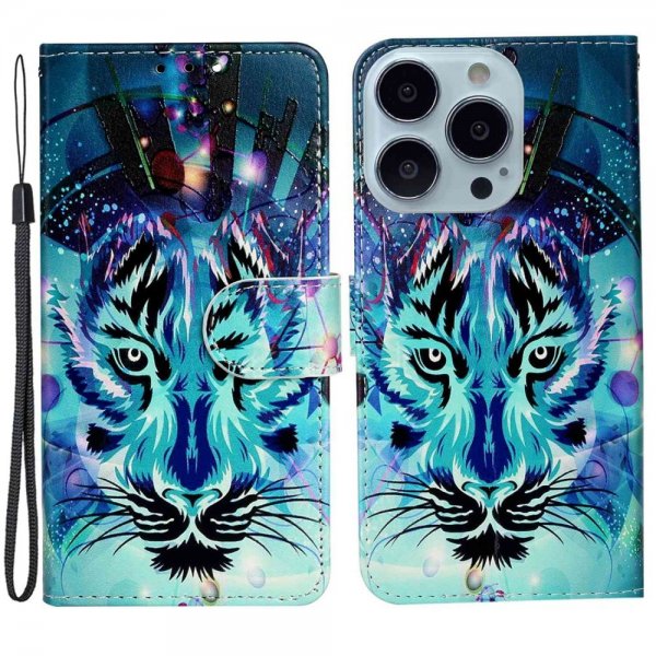iPhone 15 Pro Etui Motiv Tiger