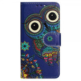 iPhone 15 Pro Etui Motiv Ugle Mandala