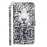iPhone 15 Pro Etui Motiv Hvit Tiger