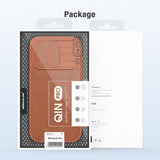 Nillkin iPhone 15 Pro Etui Qin Pro Series Rød