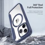 Dux Ducis iPhone 15 Pro Etui Skin X Pro Series MagSafe Blå