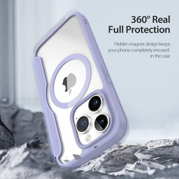 Dux Ducis iPhone 15 Pro Etui Skin X Pro Series MagSafe Lilla