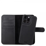 holdit iPhone 15 Pro Etui Wallet Case Magnet Plus Svart