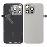 iPhone 15 Pro Max bakside glass komplett OEM - naturlig titan