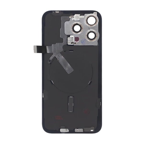 iPhone 15 Pro Max bakside glass komplett OEM - naturlig titan