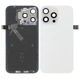 iPhone 15 Pro Max Bakside Glass Komplett OEM - Titanhvit