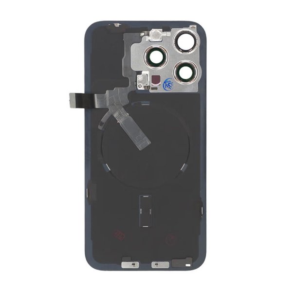 iPhone 15 Pro Max Bakside Glass Komplett OEM - Titanhvit