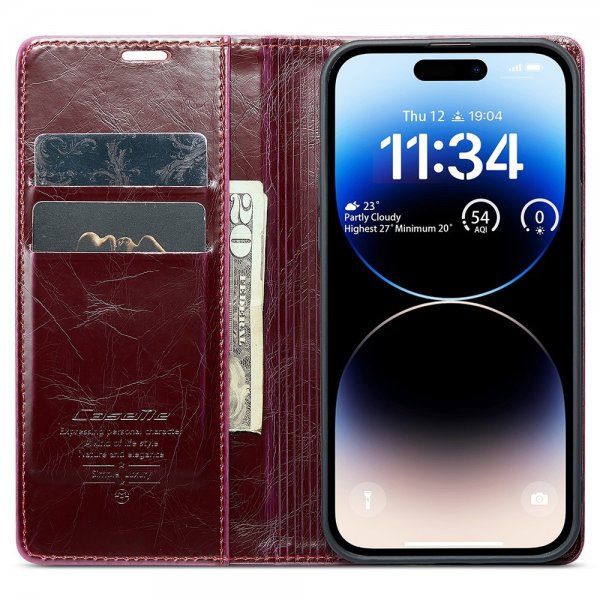 CaseMe iPhone 15 Pro Max Etui 003 Series Rød