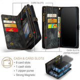 CaseMe iPhone 15 Pro Max Etui 008 Series Avtakbart Deksel Svart