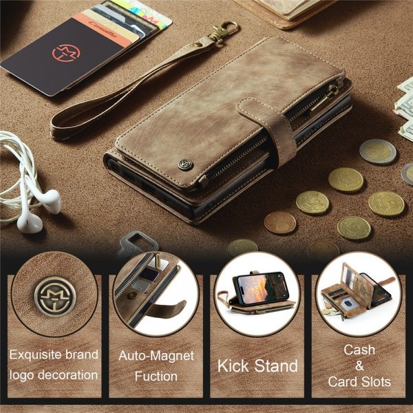 CaseMe iPhone 15 Pro Max Etui C30 Series Brun