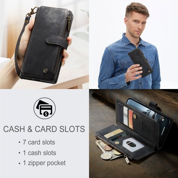 CaseMe iPhone 15 Pro Max Etui C30 Series Svart