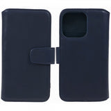Nordic Covers iPhone 15 Pro Max Etui Essential Leather Heron Blue