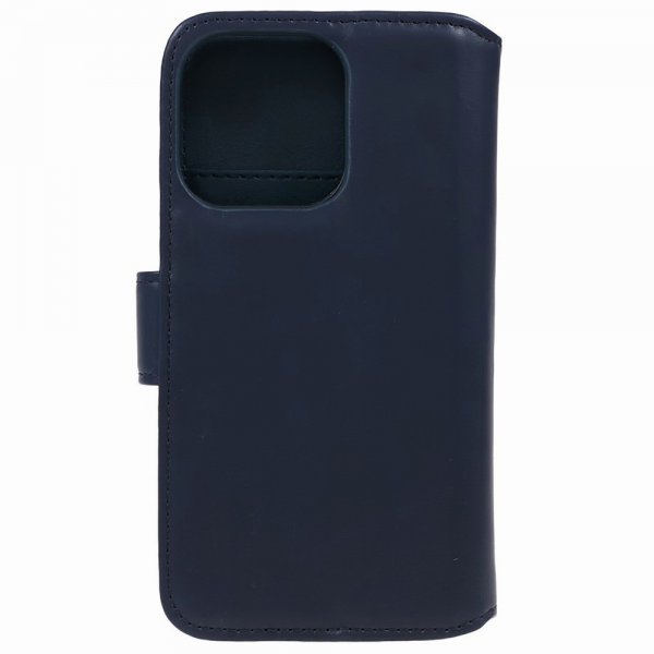 Nordic Covers iPhone 15 Pro Max Etui Essential Leather Heron Blue