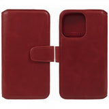 Nordic Covers iPhone 15 Pro Max Etui Essential Leather Poppy Red