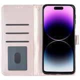 iPhone 15 Pro Max Etui Glitter Rosegull
