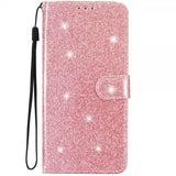 iPhone 15 Pro Max Etui Glitter Rosegull