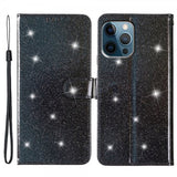 iPhone 15 Pro Max Etui Glitter Svart