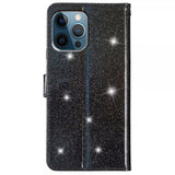 iPhone 15 Pro Max Etui Glitter Svart