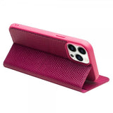 Qialino iPhone 15 Pro Max Etui Krokodille tekstur Rosa