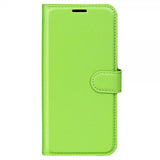 iPhone 15 Pro Max Etui Litchi Grønn