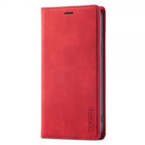 Lc.Imeeke iPhone 15 Pro Max Etui med Kortlomme flipp Rød