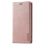 Lc.Imeeke iPhone 15 Pro Max Etui med Kortlomme flipp Rosegull