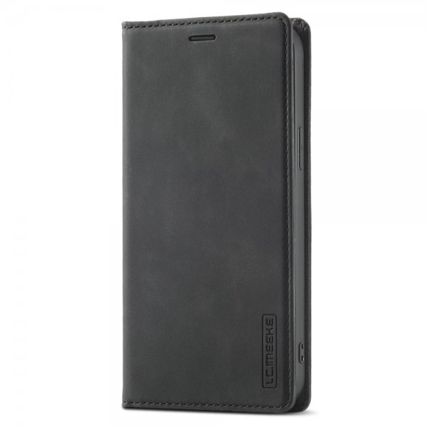 Lc.Imeeke iPhone 15 Pro Max Etui med Kortlomme flipp Svart