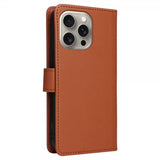 Betopnice iPhone 15 Pro Max Etui Avtagbart Deksel 005 Brun
