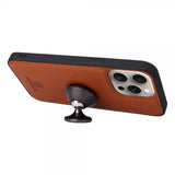 Betopnice iPhone 15 Pro Max Etui Avtagbart Deksel 005 Brun