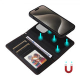 Betopnice iPhone 15 Pro Max Etui Avtagbart Deksel 005 Svart