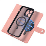 VILI iPhone 15 Pro Max Etui Avtagbart Deksel GHB Series MagSafe Rosa