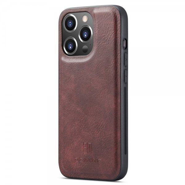 Dg.Ming iPhone 15 Pro Max Etui Avtagbart Deksel Rød