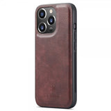 Dg.Ming iPhone 15 Pro Max Etui Avtagbart Deksel Rød