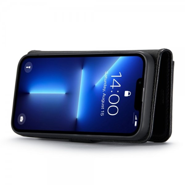 Dg.Ming iPhone 15 Pro Max Etui Avtagbart Deksel Svart