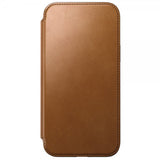Nomad iPhone 15 Pro Max Etui Modern Leather Folio English Tan